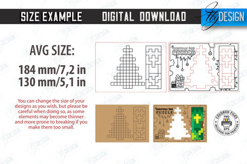 Tetris Puzzle Laser Cut Bundle | Blocks Puzzle | Montessori Toy | Wooden Board Game | Educational Game | CNC Files SVG Fly Design 