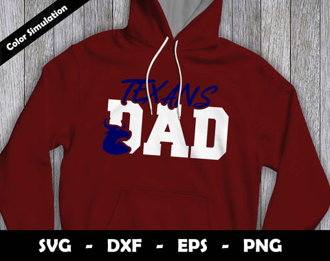 Texans Dad SVG Cut File, Texans logo SVG Design, Texans Dad Football, T-Shirt Sublimation Design Png SVG Arthur Arellano 