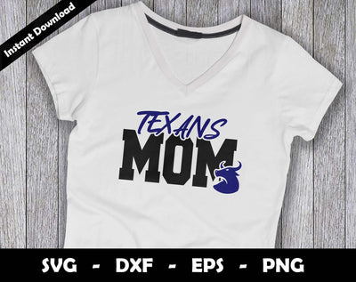 Texans Mom SVG Cut File, Texans logo SVG Design, Texans Mom Football, T-Shirt Sublimation Design Png SVG Arthur Arellano 