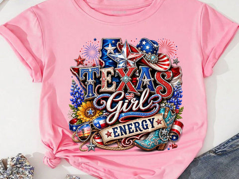 Texas Girl Energy Cowgirl Boots PNG Art SVG artprintfile 