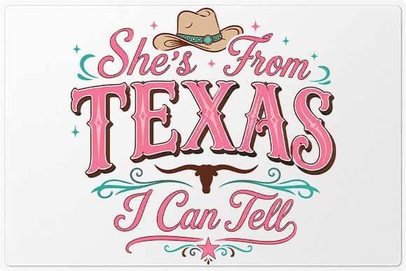 Texas Girl PNG | Western Texas Sublimation Digital Download SVG BillahCrafts 