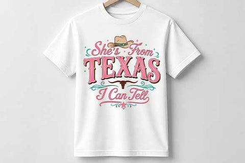 Texas Girl PNG | Western Texas Sublimation Digital Download SVG BillahCrafts 