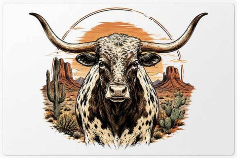 Texas Longhorn PNG | Southwestern Western Sublimation Digital Download SVG BillahCrafts 