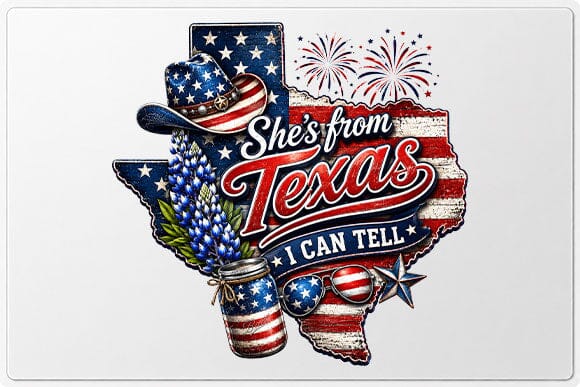 Texas Pride PNG Patriotic Texas Woman Sublimation Design SVG BillahCrafts 