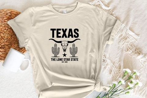 Texas The Lone Star State Est. 1845 SVG Angelina750 