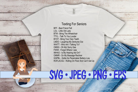Texting For Seniors SVG Family Creations 