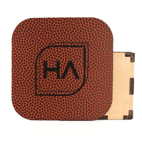 Textured Football Brown/Black MakerLeatherette Sheet Physical Houston Acrylic 
