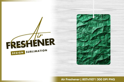 Textured Green Crumpled Paper Background Close Up Abstract Surface Sublimation Regulrcrative 