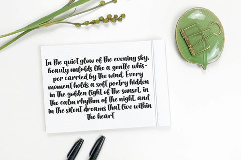 Thalita Children Font Studio Natural Ink 