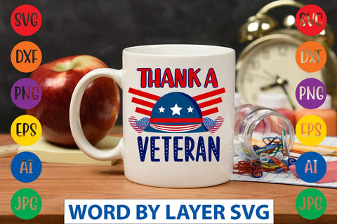 Thank A Veteran SVG DESIGN SVG Rafiqul20606 