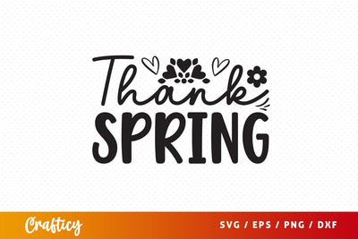Thank spring Svg Design SVG Designangry 