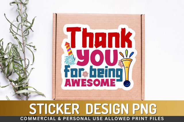 Thank you for Sticker Design Sublimation Regulrcrative 