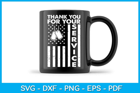 Thank You for Your Service Veterans SVG PNG PDF Cut File SVG Creativedesigntee 