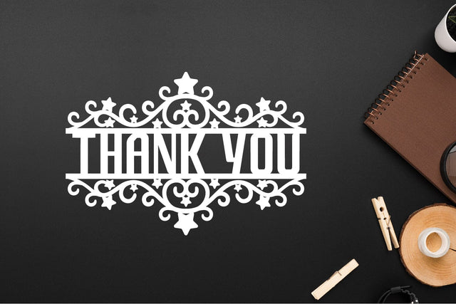 Thank You Papercut, Thank You Cut Files SVG zafrans studio 