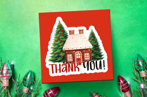 Thank you Sticker Design Sublimation Regulrcrative 