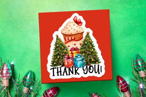 Thank you Sticker Design Sublimation Regulrcrative 