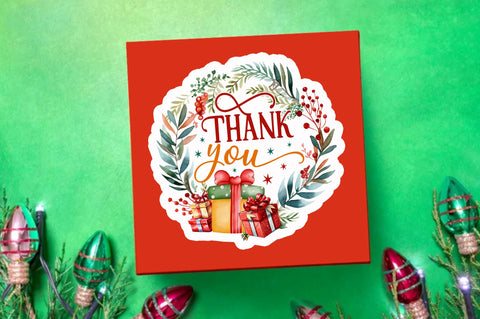 Thank you Sticker Design Sublimation Regulrcrative 