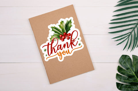 Thank you Stickers Design Sublimation Regulrcrative 