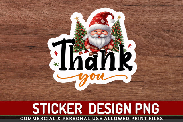 Thank you Stickers Design Sublimation Regulrcrative 