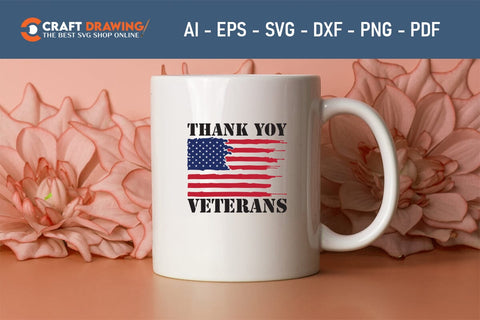 Thank You Veterans Veteran Svg, Military Svg, Patriotic Svg, Veteran Png, Soldier Svg, Army Svg, Veterans Day Svg - Printable, Cricut & Silhouette Files SVG Debashish Barman 