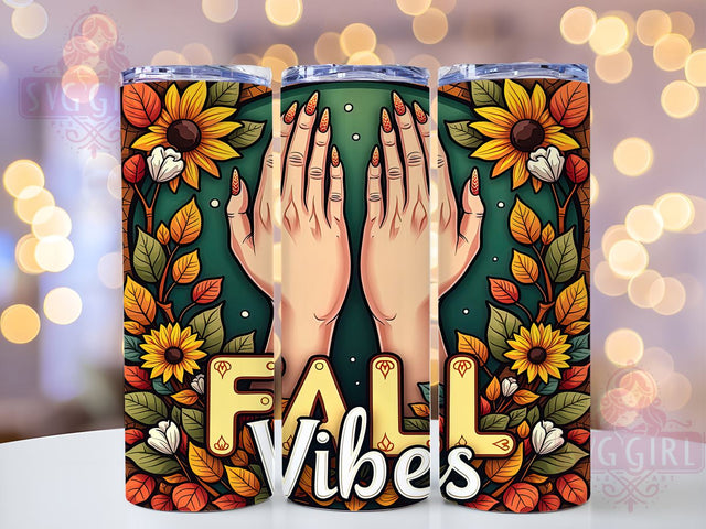 Thankful Afro Woman Tumbler, Fall Vibes Tumbler Wrap, 20oz Tumbler Design, Sublimation PNG, Afro Woman Nails, Autumn Tumbler Design, Digital Download Sublimation SvggirlplusArt 