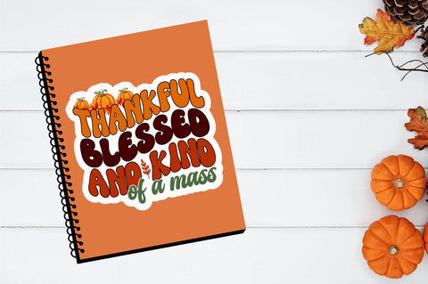 Thankful blessed and Stickers Design Sublimation Regulrcrative 