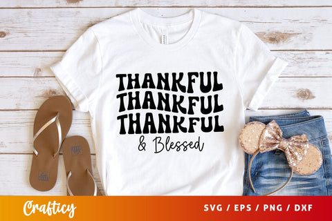 Thankful & blessed SVG Design SVG Designangry 