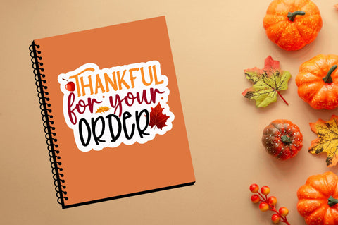Thankful for you Sticker Design Sublimation Regulrcrative 