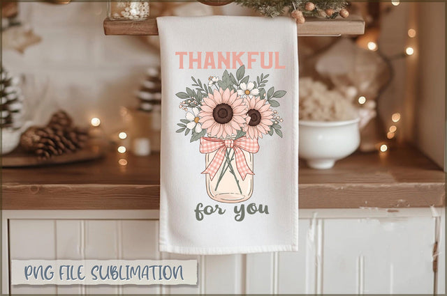 Thankful for you Towel PNG Sublimation Shetara Begum 