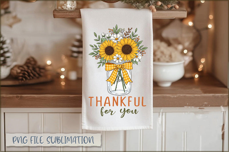 Thankful for you Towel PNG Sublimation Shetara Begum 