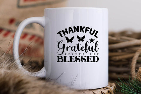 Thankful Grateful Blessed SVG Angelina750 