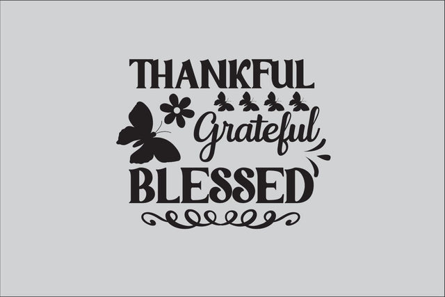 Thankful Grateful Blessed SVG DESIGN SVG Rafiqul20606 