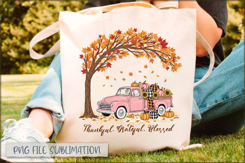 Thankful grateful blessed Tote Bag Sublimation Shetara Begum 