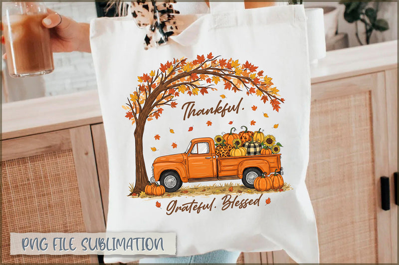 Thankful grateful blessed Tote Bag Sublimation Shetara Begum 