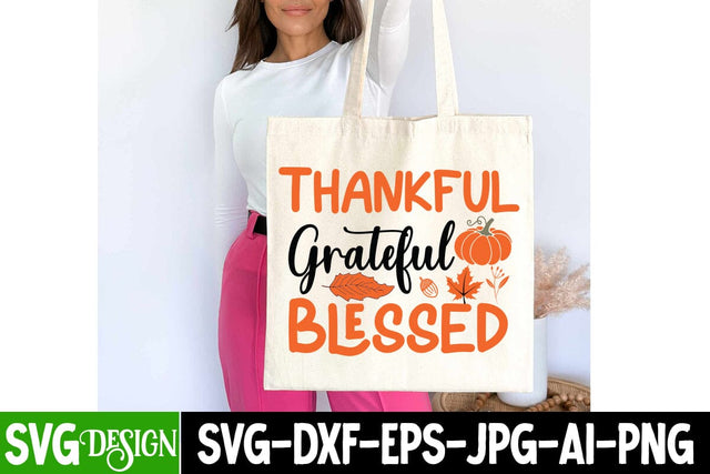 Thankful Greatful Blessed SVG Cut File, Thankful Greatful Blessed Sublimation PNG, Fall Farmhouse SVG Cut File , Fall Farmhouse SVG Quotes , Fall SVG Cut File, Autumn SVG Cut File SVG BlackCatsMedia 