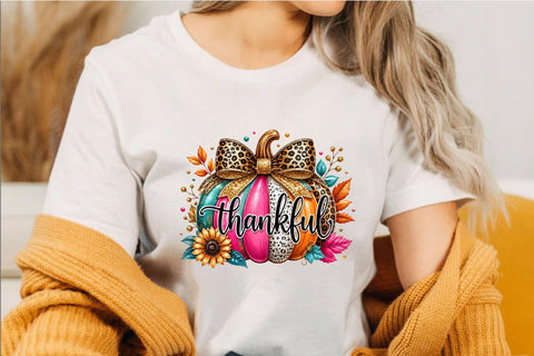 Thankful Pumpkin PNG Sublimation SVGArt 