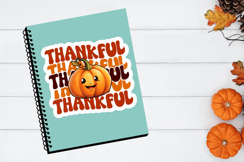 Thankful Stickers Design Sublimation Regulrcrative 