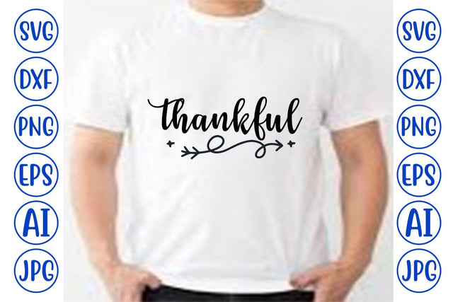 Thankful SVG Cut File SVG Syaman 