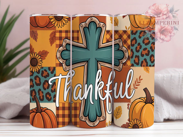 Thankful Western Faith Cross Tumbler Wrap, Cross Tumbler Design, Western Style Tumbler, 20oz Sublimation Wrap, Religious Tumbler, Faith Tumbler Wrap, Cowboy Tumbler Design Sublimation Li Zamperini 