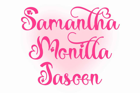 Thanks Beauty Font Prasetya Letter 