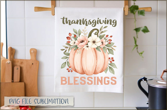 Thanksgiving blessings Towel PNG Sublimation Shetara Begum 