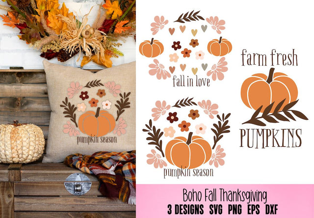 Thanksgiving Boho Designs Collection SVG So Fontsy Design Shop 