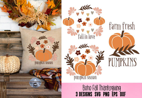 Thanksgiving Boho Designs Collection SVG So Fontsy Design Shop 