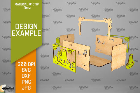 Thanksgiving Boxes Laser Cut Bundle. Favor Boxes SVG Design SVG Evgenyia Guschina 