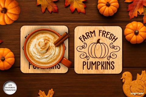 Thanksgiving Coasters SVG Bundle SVG SvgOcean 