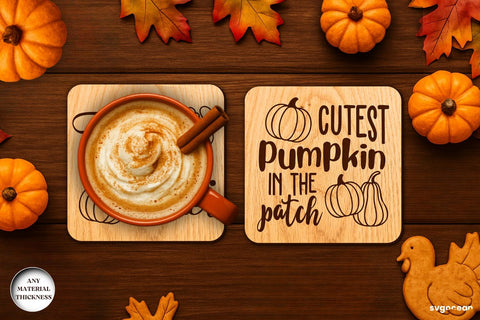 Thanksgiving Coasters SVG Bundle SVG SvgOcean 