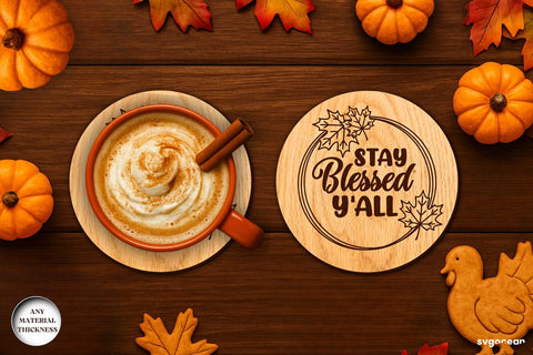 Thanksgiving Coasters SVG Bundle SVG SvgOcean 