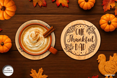 Thanksgiving Coasters SVG Bundle SVG SvgOcean 