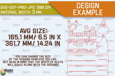 Thanksgiving Decoration LaserCut. Thanksgiving Day Decor SVG SVG Evgenyia Guschina 