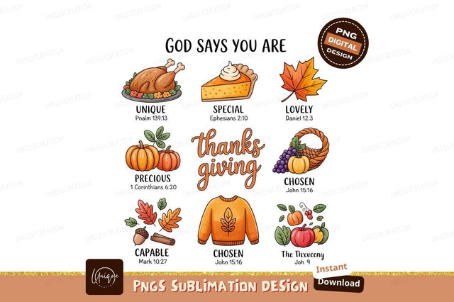 Thanksgiving food and apparel turkey pumpkin Sublimation Designangry 